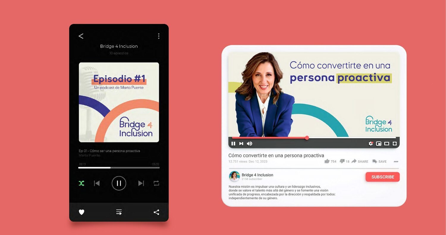 Aplicación digital de la marca Bridge 4 Inclusion