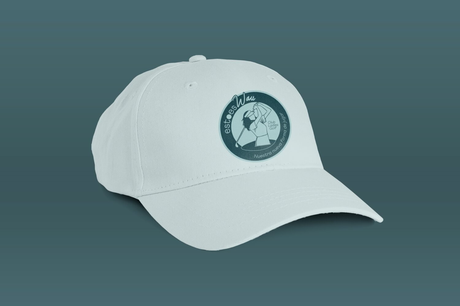 Gorra de Esto es Wau con el emblema bordado
