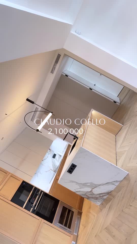 Cocina de una vivienda en Claudio Coello
